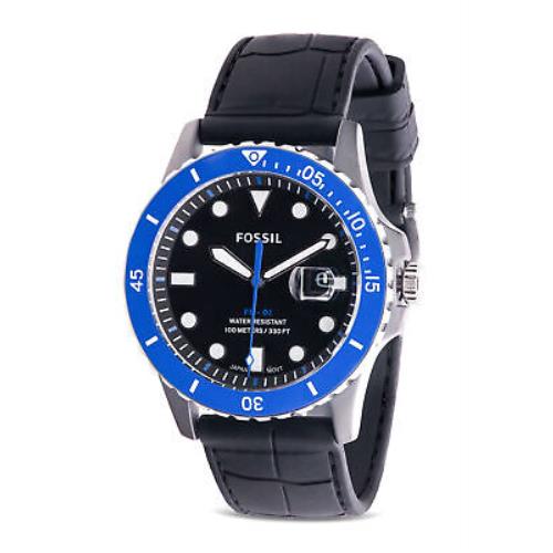 Fossil FB-01 Black Silicone Mens Watch CE5023