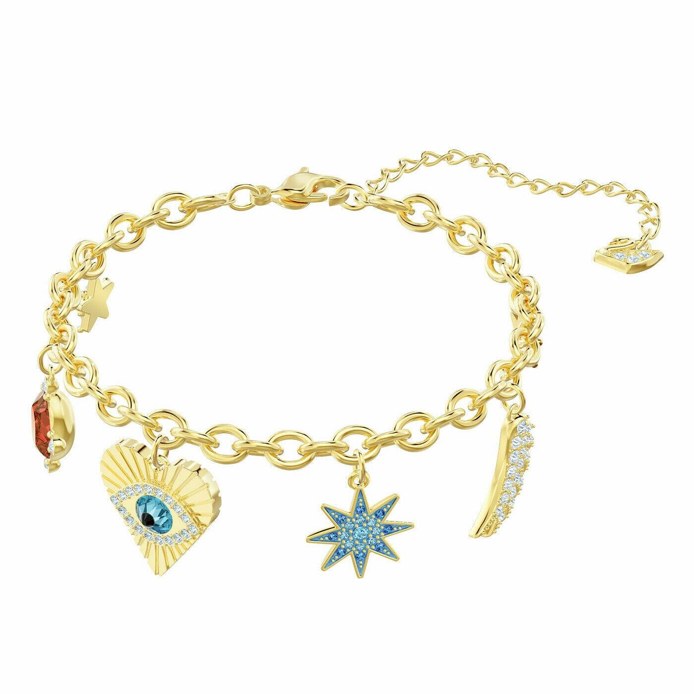 Swarovski Crystal Lucky Goddess Charms Bracelet 5461796
