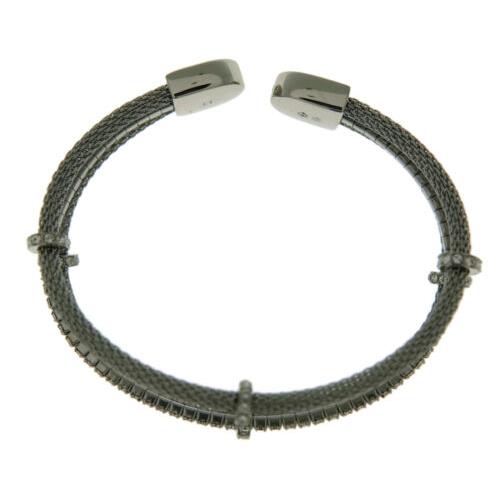 Swarovski Gate Bangle Bracelet White 5252865 Size Oval-shaped : 2 1/4 x 1 3/4