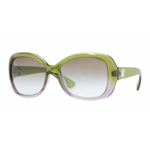 Versace Sunglasses 4187 Col Transparent Green 863/8-E 56-16-135