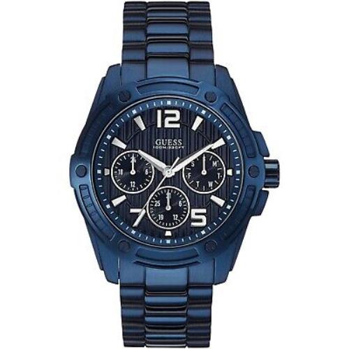 Guess W0601G2 Men`s Multi-function Stainless Steel Case Box