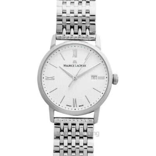 Maurice Lacroix Eliros EL1094-SS002-110-1 White Lacquered Dial Lady`s Watch