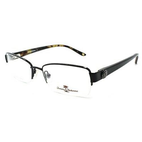 Tommy Bahama TB5037 001 Women`s Eyeglasses Frames Half-rim 53-17-135 Black