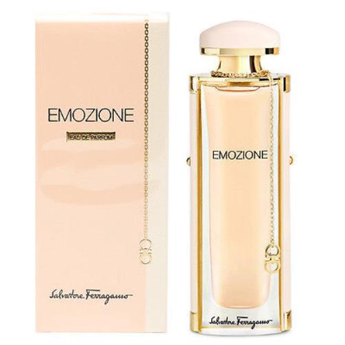 Emozione By Salvatore Ferragamo Edp Perfume Spray 3.1 OZ 92 ML Box