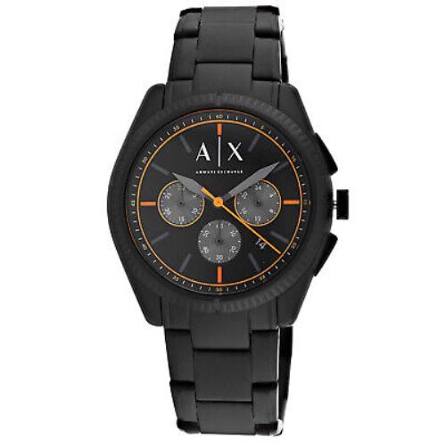 Armani Exchange Men`s Giacomo Black Dial Watch - AX2852