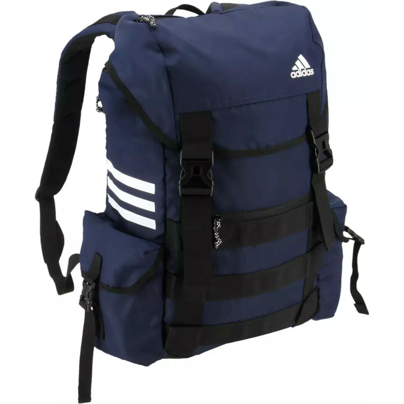 Adidas Baseline Utility Backpack Dark Blue Padded Laptop Sleeve B175