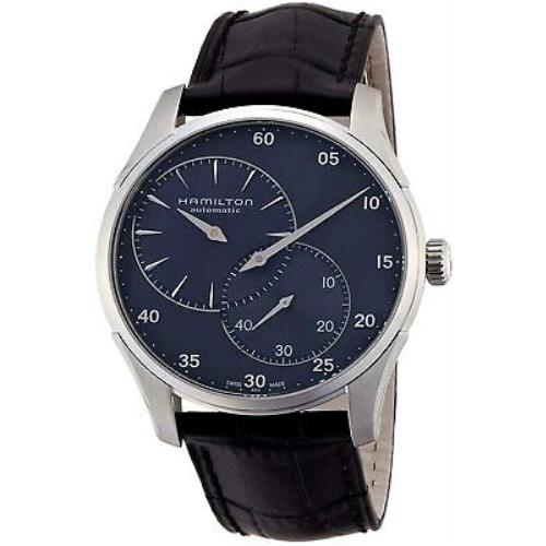 Hamilton Men`s H42615743 Jazzmaster 42mm Blue Dial Leather Watch