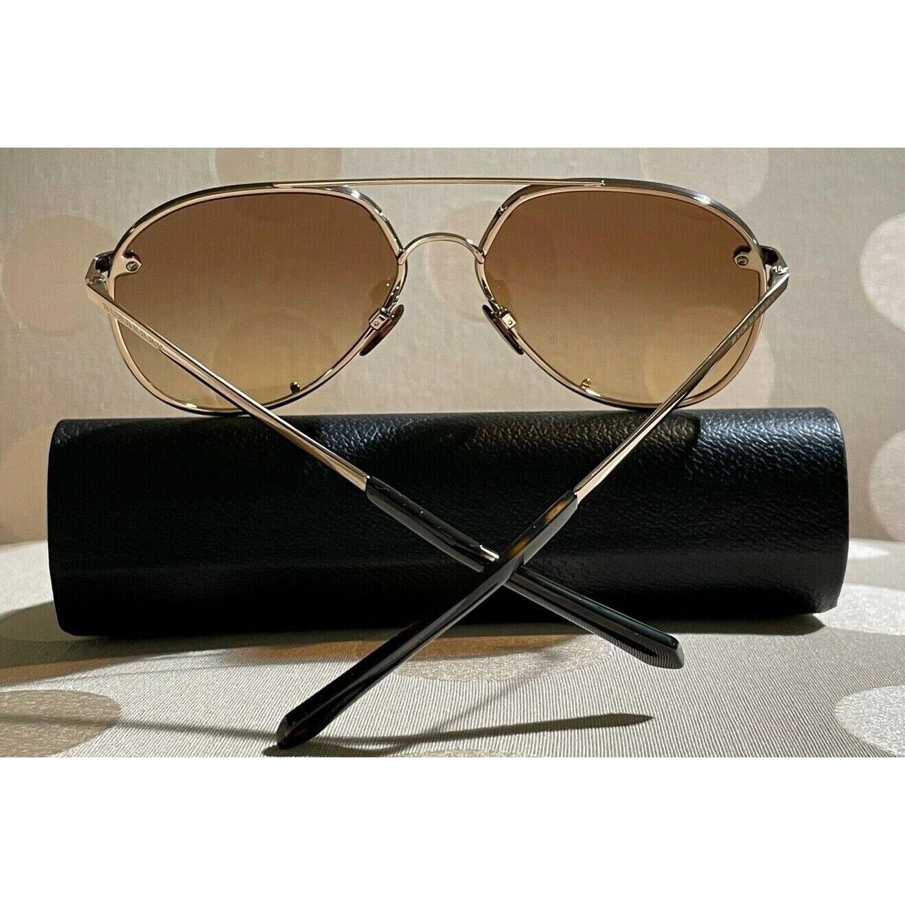 burberry trench 61mm aviator sunglasses