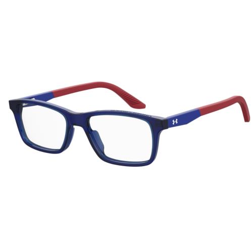 Under Armour Ua 9003 0PJP/00 Blue/red Rectangular Eyeglasses