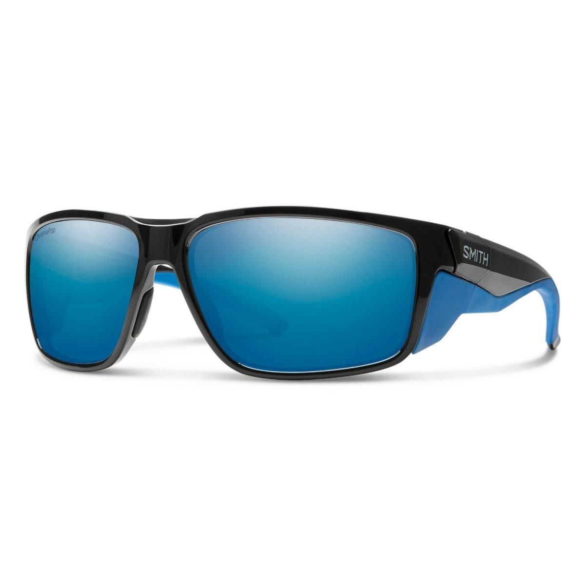 Smith Optics Freespool Mag Sunglasses Chromapop Black Imperial Blue/ Polar Blue