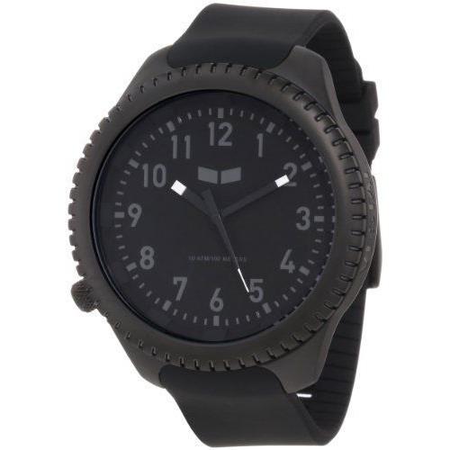 Vestal Men`s UTL002 Utilitarian Matte Black Stainless Steel Watch