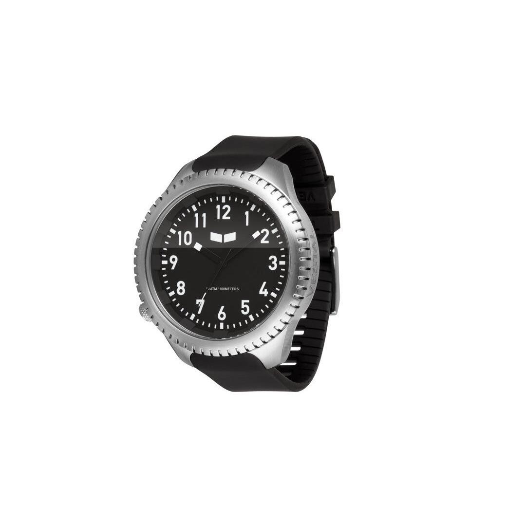 Vestal Men`s UTL001 Utilitarian Black - Silver Stainless Steel Watch
