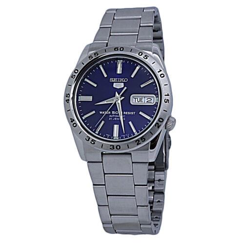 Seiko 5 Blue Dial Stainless Steel Men`s Watch SNKD99