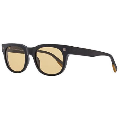 Ermenegildo Zegna Rectangular Sunglasses EZ0101 01E Black 53mm 101