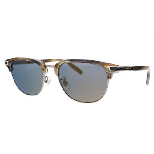 Montblanc MB0040S-004 Brown Cateye Sunglasses