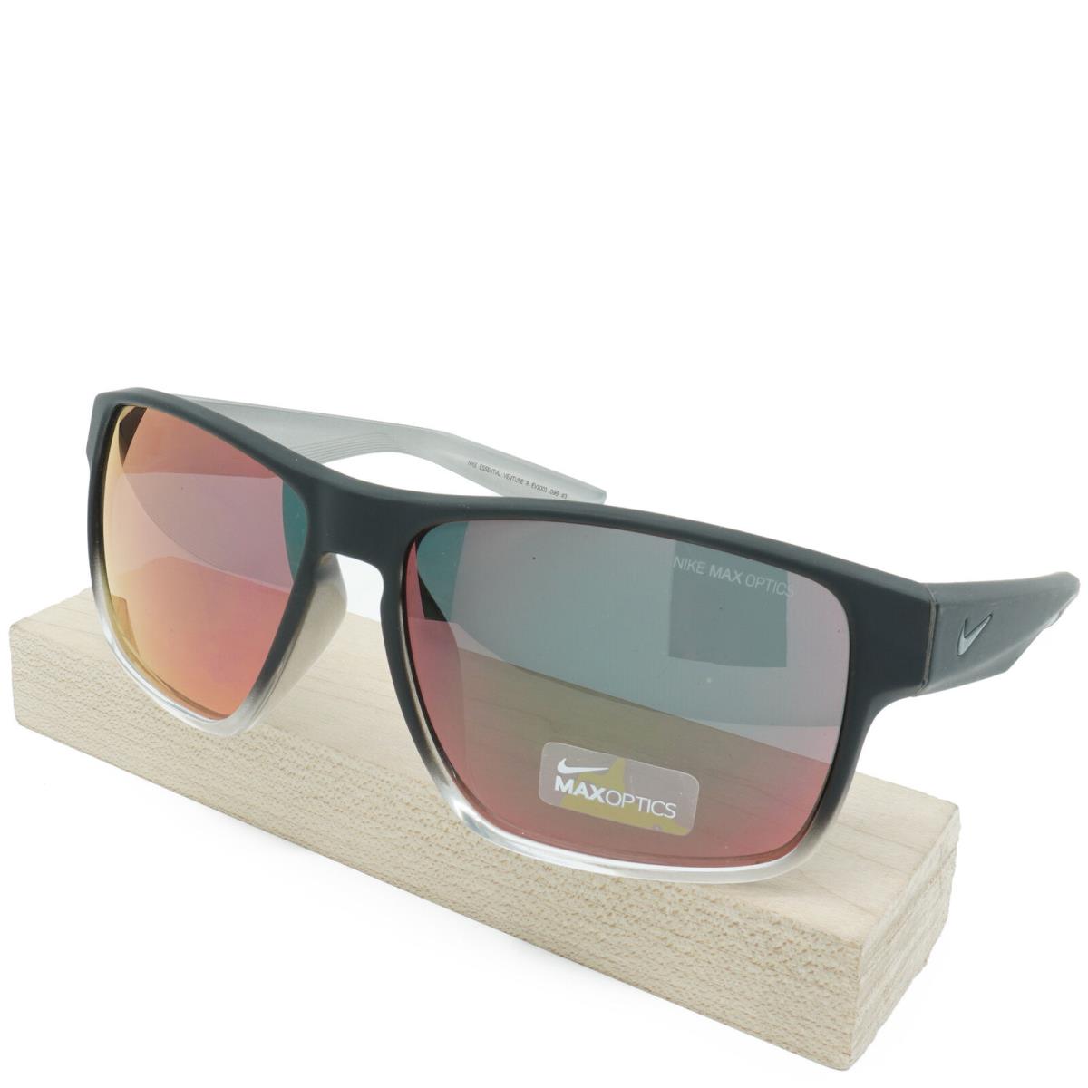 Ev1001 096 Mens Nike Essential Venture Sunglasses 886895020725 Nike Sunglasses Black Frame 5083