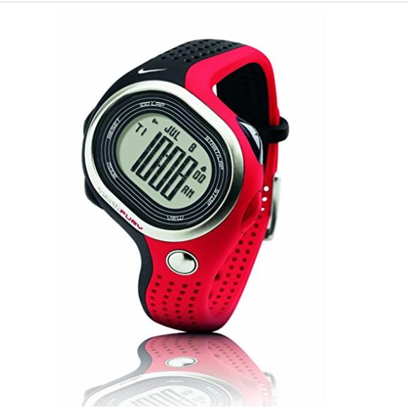 Nike Triax Fury 100 Black/red Sport Running Chronograph Alarm Watch WR0139-012