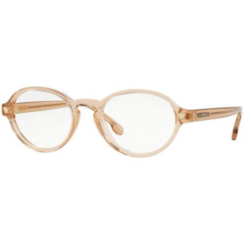 Versace VE 3259 - 5215 Eyeglasses Transparent Brown 52mm