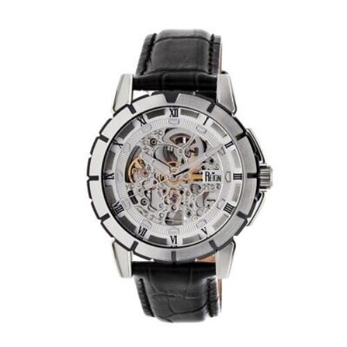 Reign Philippe Automatic Silver Skeleton Dial Men`s Watch RN4603