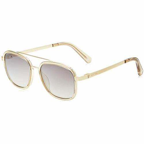 Guess Sunglasses For Women or Men GU6950S 41G Gold Square Mirrored Brown