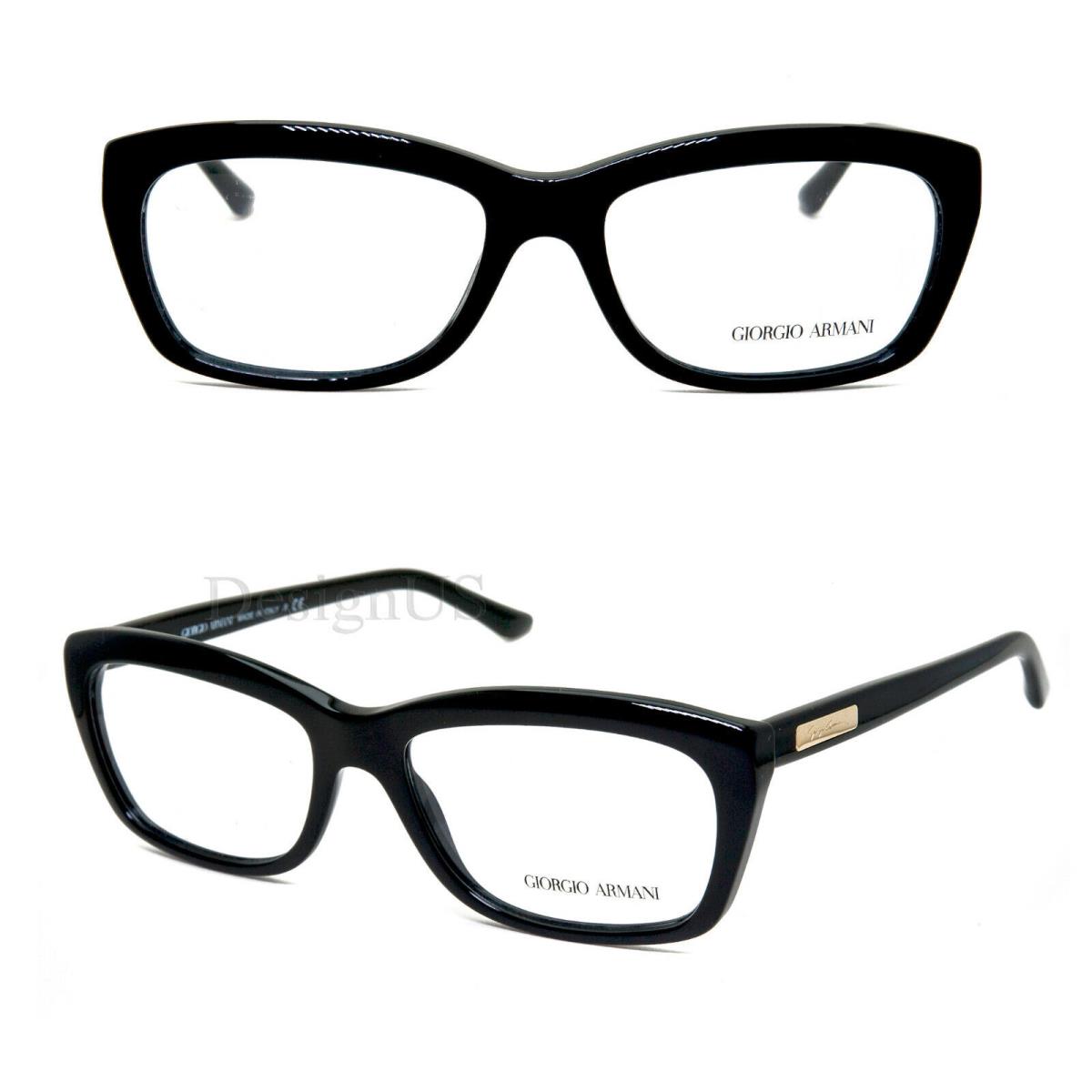 Giorgio Armani AR 7032 5017 Black 55/17/140 Eyeglasses Made Italy