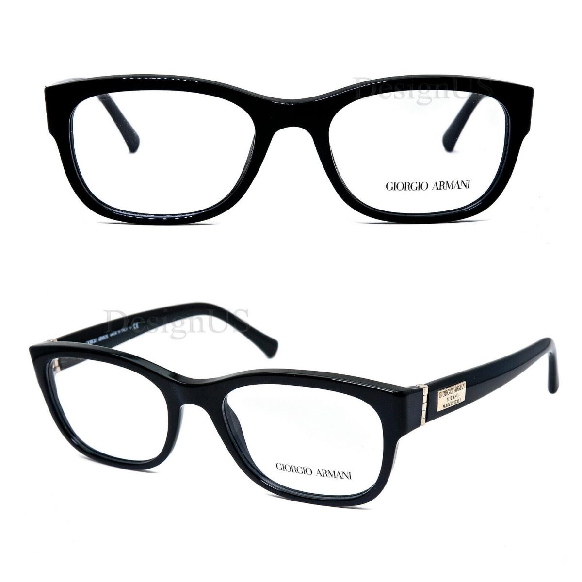 Giorgio Armani AR 7017 5017 Black 51/18/135 Eyeglasses Made Italy