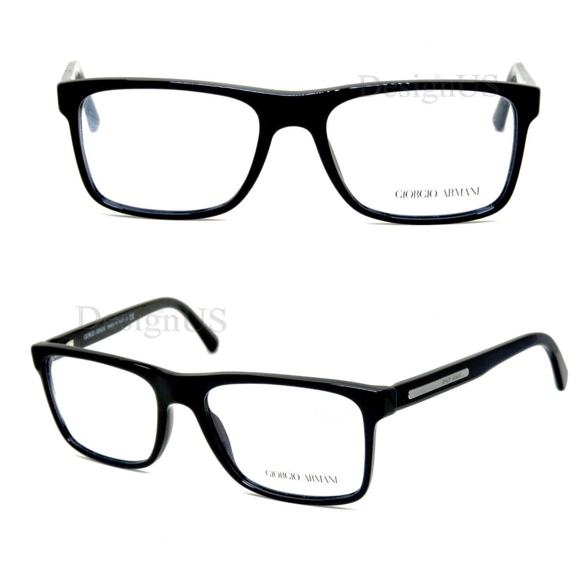Giorgio Armani AR 7027 5017 Black 53/17/140 Eyeglasses Made Italy