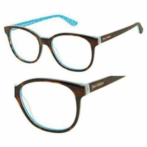 Eyeglasses For Womens Juicy Couture 301 0086 Dark Havana 51 17 140