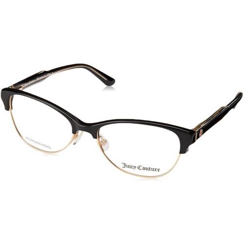 Juicy Couture Eyeglasses Womens JU 174 0807 Black 52 16 140