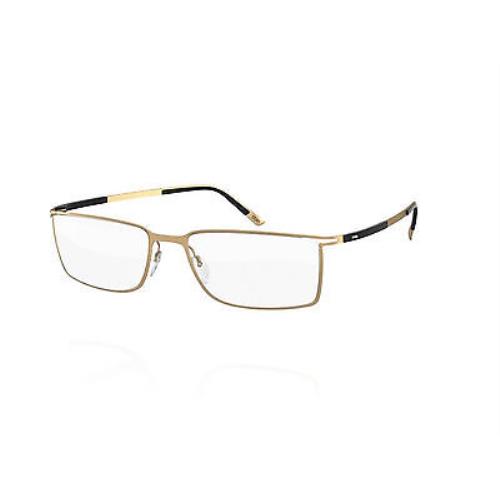 Silhouette Eyeglasses Titan Contour Fullrim Gold Black 5445-6053-54MM