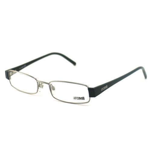 Just Cavalli Men or Women Eyeglasses JC0279 Silver Green 51 17 135 Rectangular