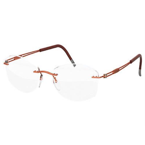 Silhouette Eyeglasses Tng 2018 Titan Next Generation Russet Orange 5521/FD-2540
