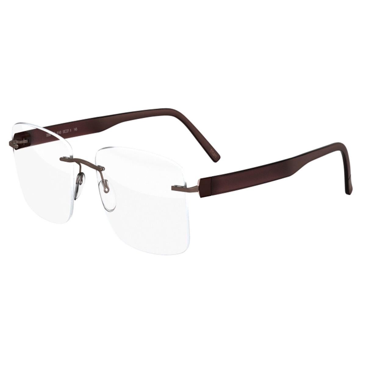 Silhouette Eyeglasses Inspire Simply Brown 5506/DQ-6140-53MM