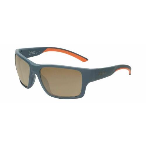 Smith Optics Outback Mens Polarized Sunglasses 4 Options Matte Thunder Grey 59mm Amber Brown Polar