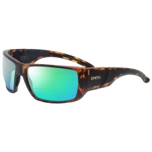 Smith Optics Transfer XL Polarized Bi-focal Sunglasses Tortoise Brown Gold 67 mm Green Mirror