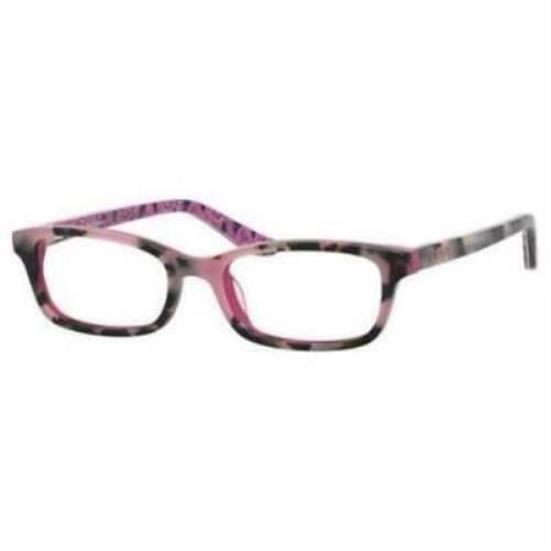 Juicy Couture Women Eyeglasses 924 0RVX Havana Pink 46 15 125 Rectangle