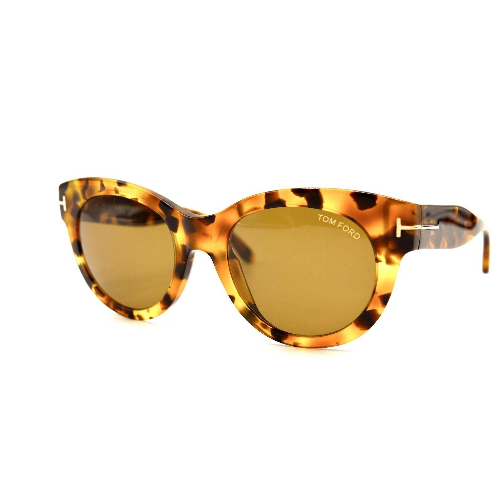 Tom Ford TF741/S 56E Lou Havana Sunglasses 53-21 W/case Italy