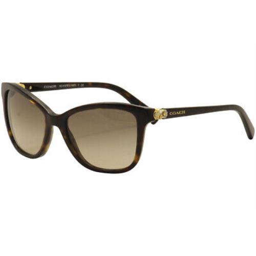 Coach Women`s HC8187B HC/8187B 5120D0 Dark Tortoise/gold Fashion Sunglasses 54mm