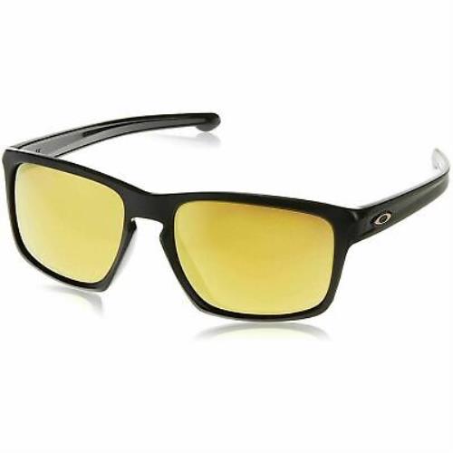 Oakley Sunglasses Sliver - Polished Black Frame 24k Iridium Lens OO9269-03