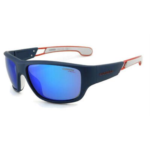 Carrera Sport Sunglasses 4008/S Rct Matte Blue / Blue Mirror Lens