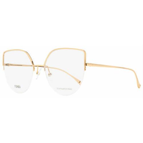 Fendi Oval Eyeglasses FF0423 Ddb Copper-gold 55mm 423