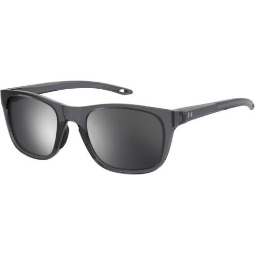 Under Armour Men Sunglasses Oversize Wrap Round 55mm Square - Grey