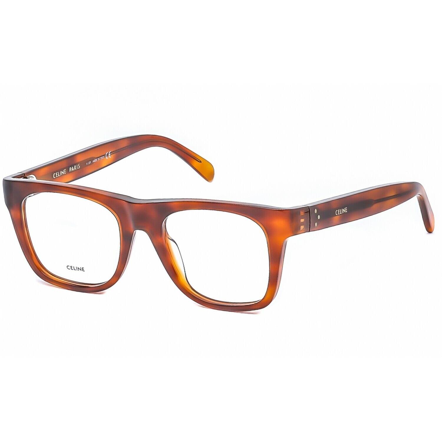 NY22 Celine CL5018IN Havana Unisex Plastic Eyeglasses 49mm