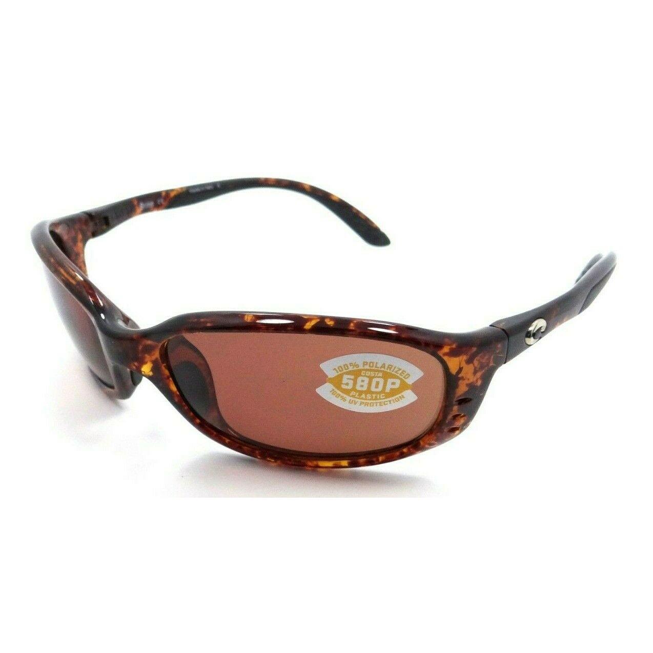 Costa Del Mar Sunglasses Brine BR10 59-18-130 Tortoise / Copper 580P