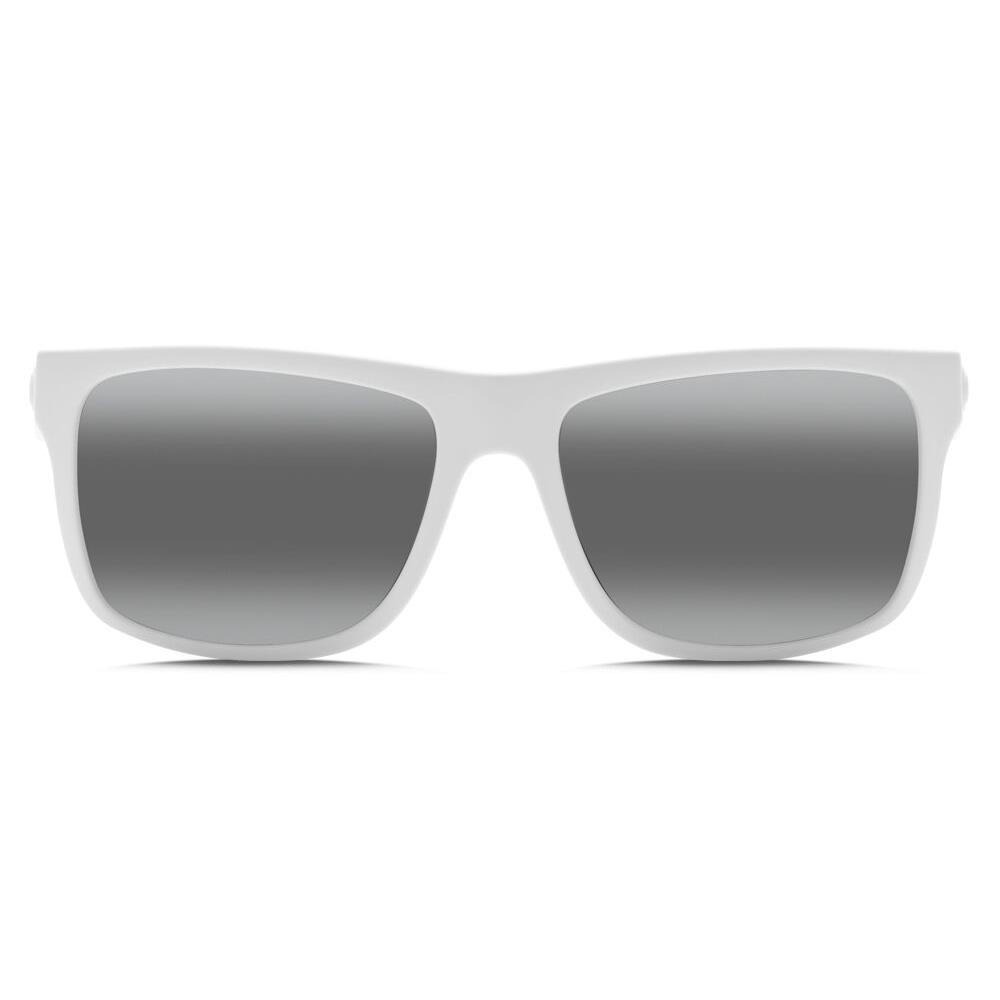 Electric Swingarm Sunglasses - Alpine White - Melanin Grey Bi Gradient Mirr