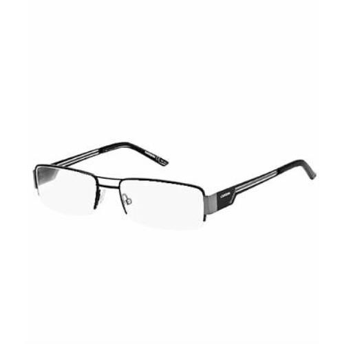 Carrera CA 7527 Rzz Black Semi Rimless Metal Eyeglasses Frame 53-18-140 RX