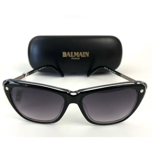 Balmain Women s Modified Cat Eye Sunglasses Black 56mm