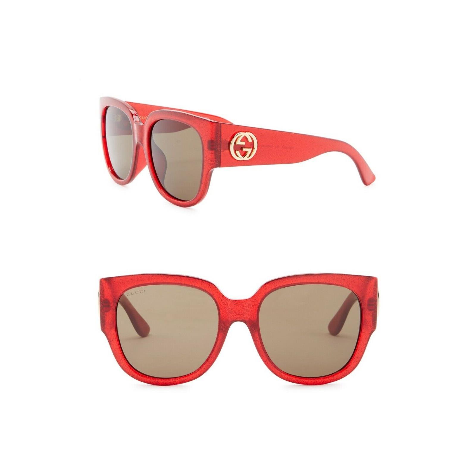 gucci red sparkle sunglasses