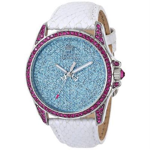 Womens Juicy Couture Stella Leather Band Blling Watch 1901132
