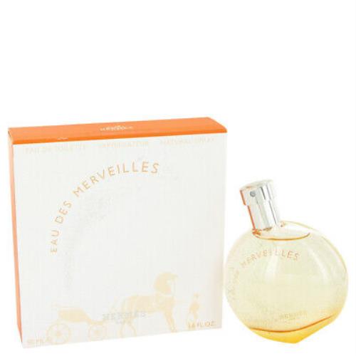 Eau Des Merveilles by Hermes 1.6 oz Edt Spray Perfume For Women